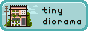 tiny diorama button